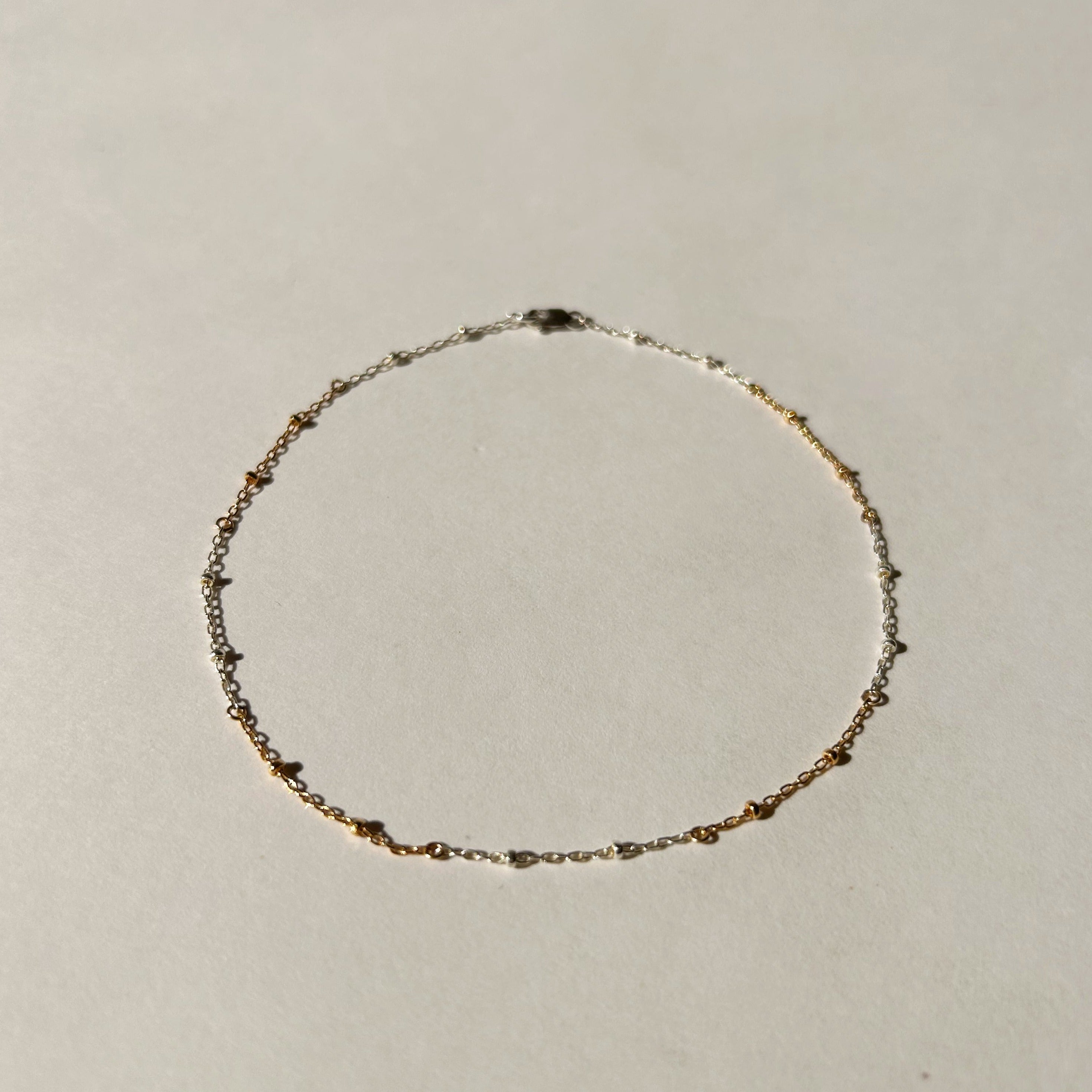 Granada Anklet - Mixed Metal Beach Jewelry | Truly Blessed Jewels