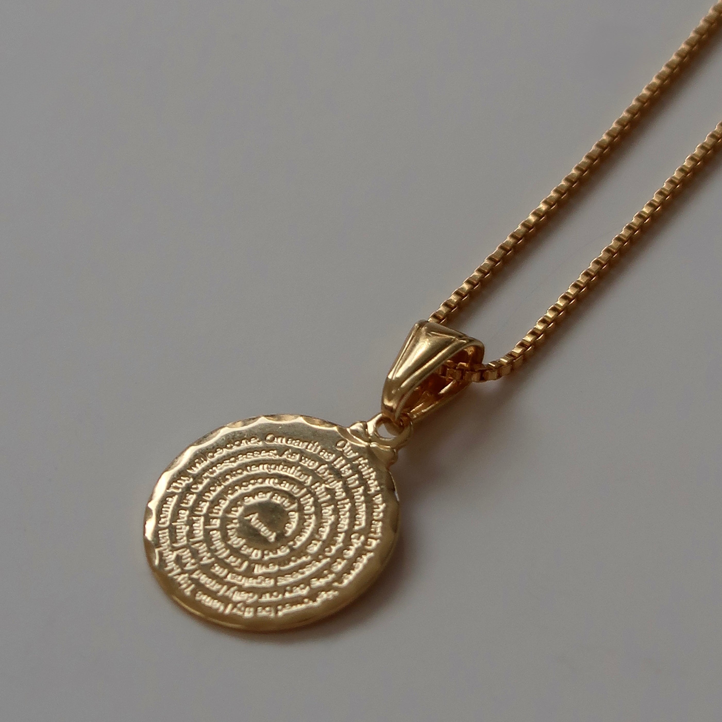 Our Father Necklace in 14K Gold-Filled | Truly Blessed Jewels