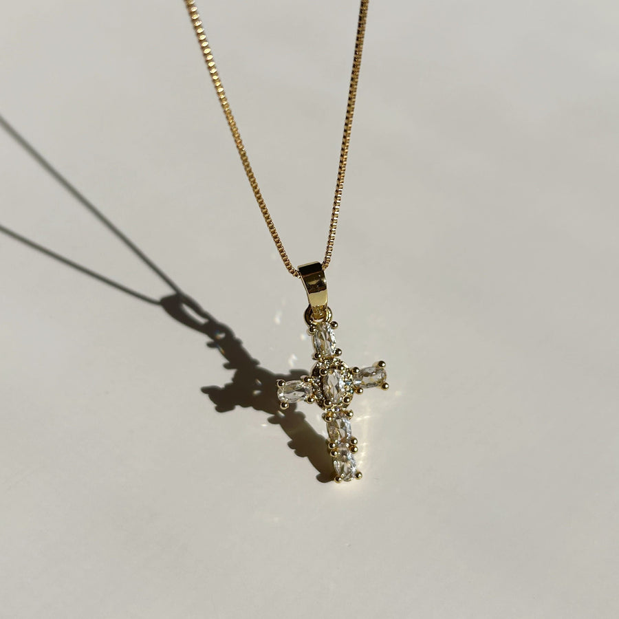  Truly Blessed Jewels - Hallelujah CZ Cross Necklace