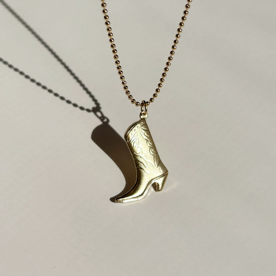 Country Girls Cowboy Boot Necklace