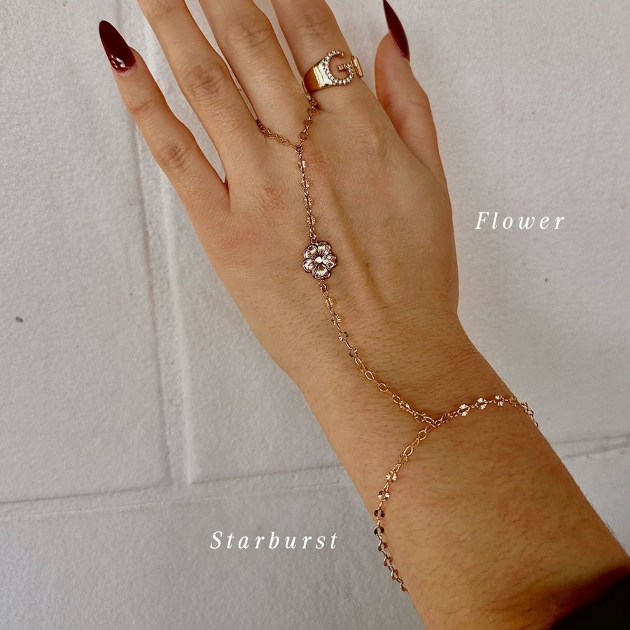 Women's Fashion Silver Small Bell Bracelet Connected Link Finger Ring Hand  Chain Jewelry Belly Dance Accessories | Shopee Malaysia