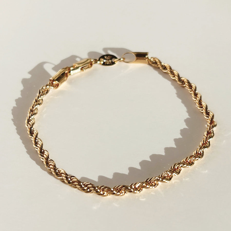  Truly Blessed Jewels - Adrian Gold Rope Chain Bracelet