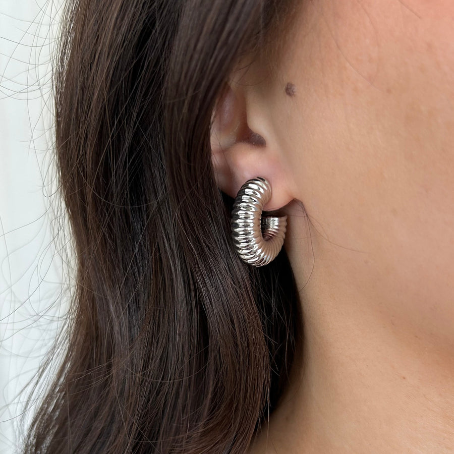  Truly Blessed Jewels - Berlin Chunky Silver Hoops