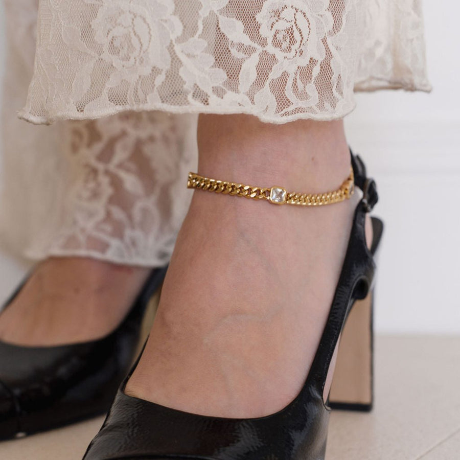 High Society CZ Anklet