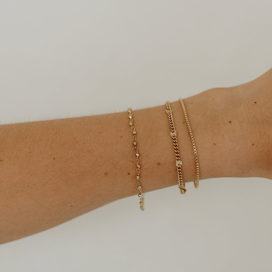 Sonoran Pyrite Bracelet – Bold Gold Link Chain | Truly Blessed Jewels - Truly Blessed Jewels