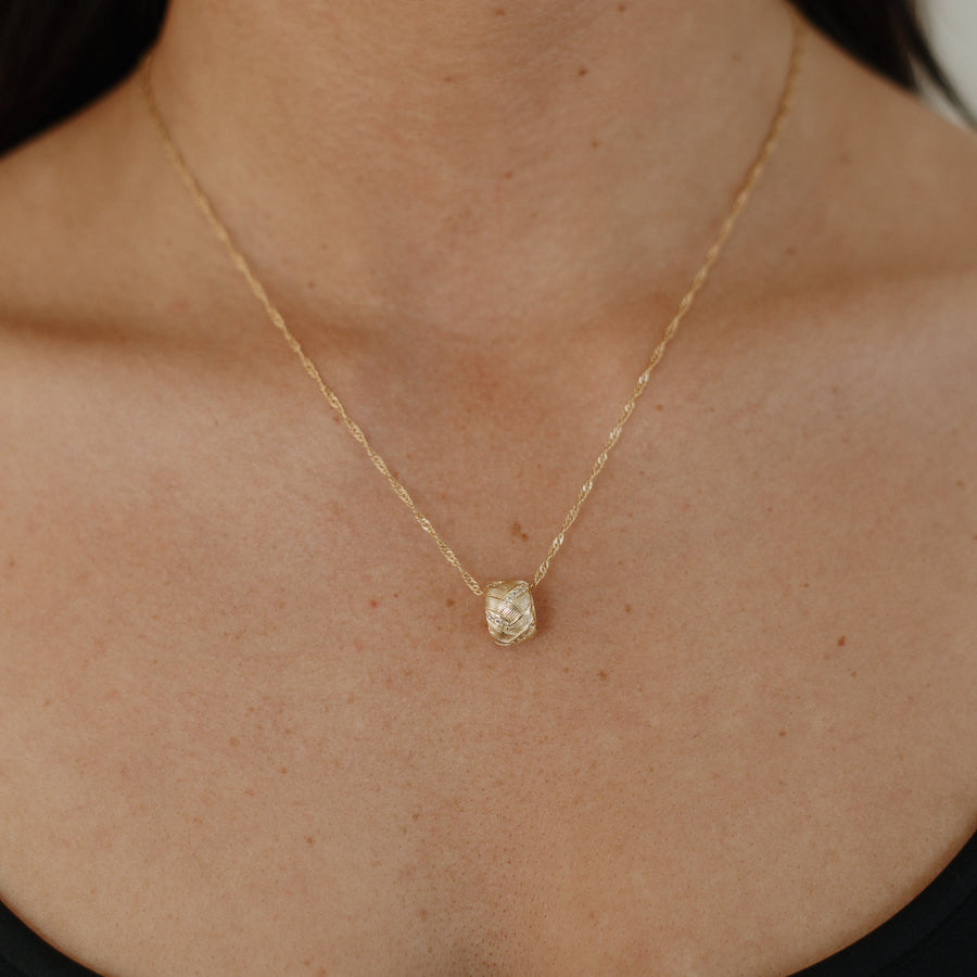 Amber CZ Rope Necklace – Gold Filled | Truly Blessed Jewels - Truly Blessed Jewels