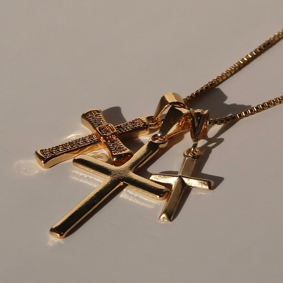 Trinity Cross Necklace