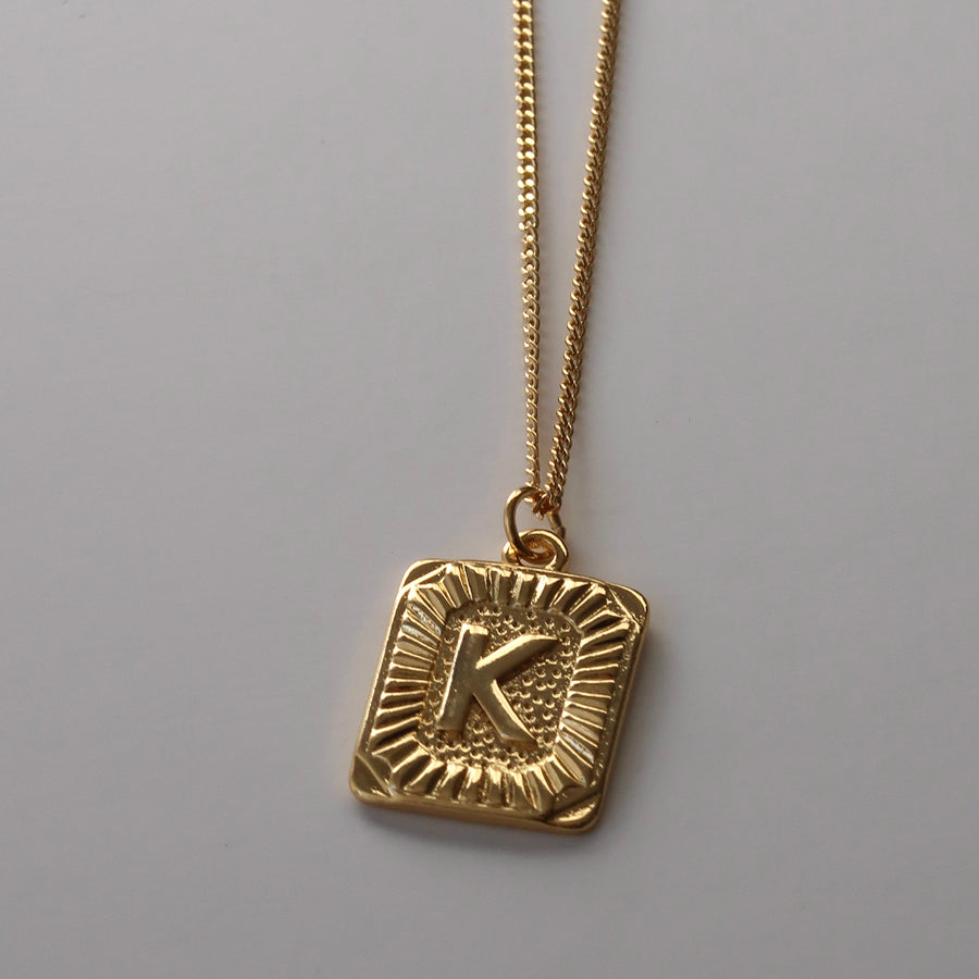 Yours Truly Initial Necklace