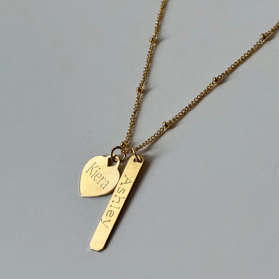 Collana Argento 925 Oro Personalizzabile Con Nome Stampatello | Silver - Foto 6