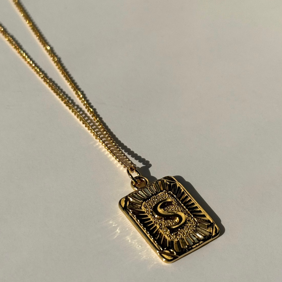 Yours Truly Initial Necklace