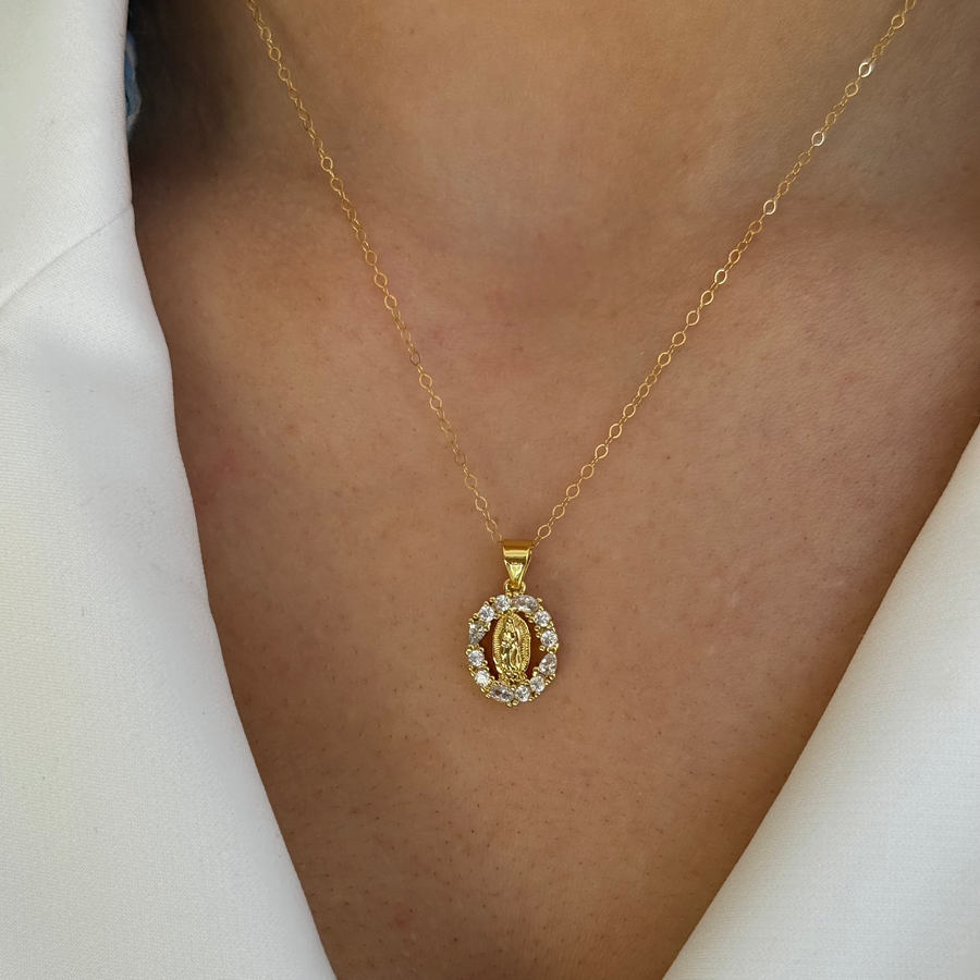 Flawless Virgin Mary Necklace