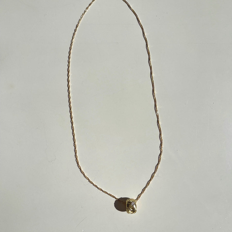 Amber CZ Rope Necklace - Truly Blessed Jewels