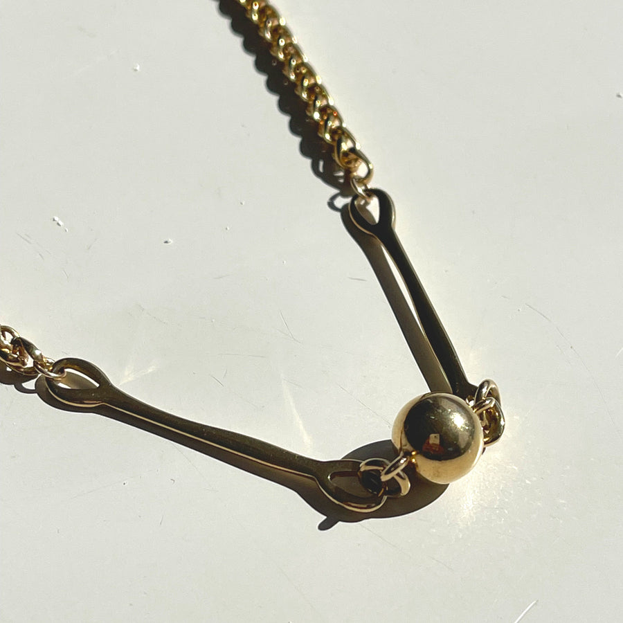 Dune Ball and Link Necklace - Truly Blessed Jewels