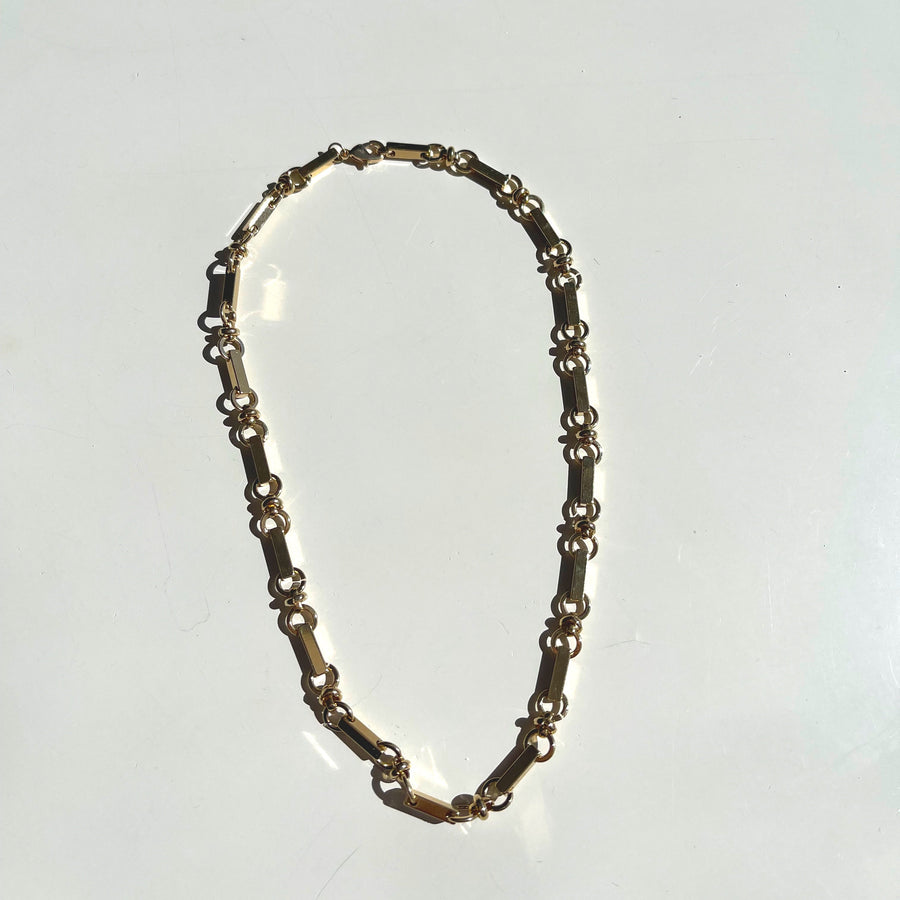 Mesa Gold Linked Bar Necklace - Truly Blessed Jewels
