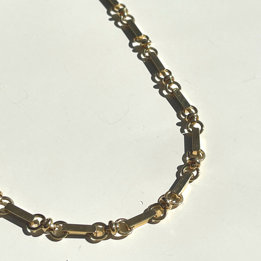 Mesa Gold Linked Bar Necklace - Truly Blessed Jewels
