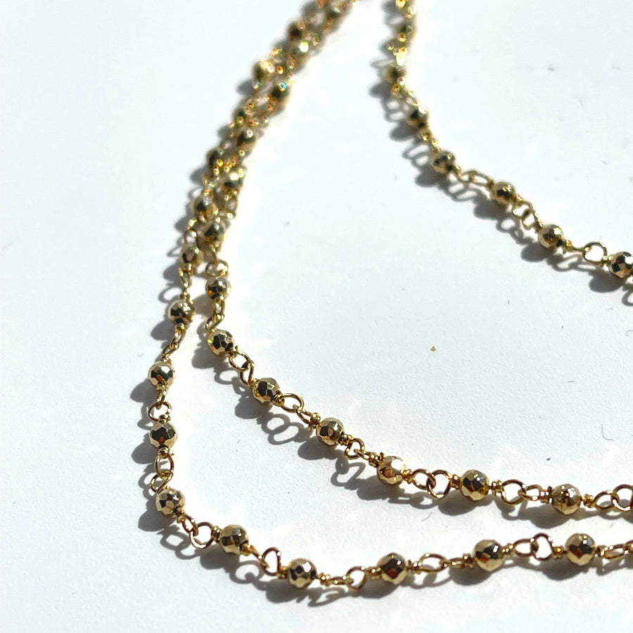 Sonoran Layered Ball Chain Necklace - Truly Blessed Jewels