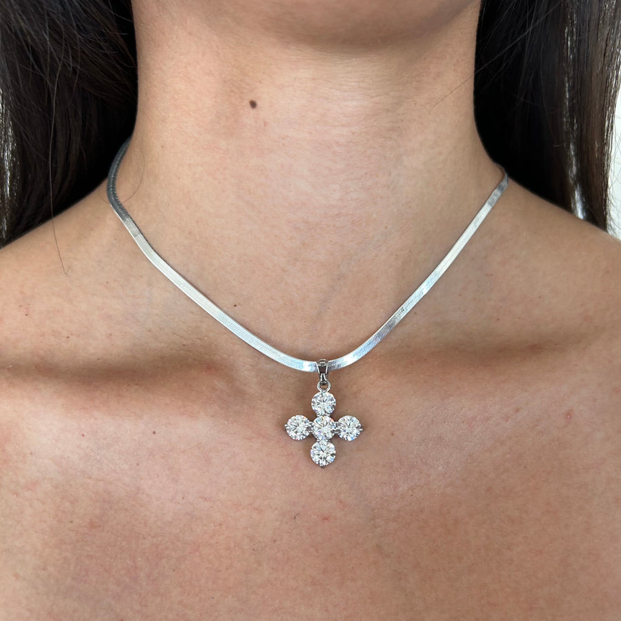  Truly Blessed Jewels - Roman Empire CZ Cross Necklace