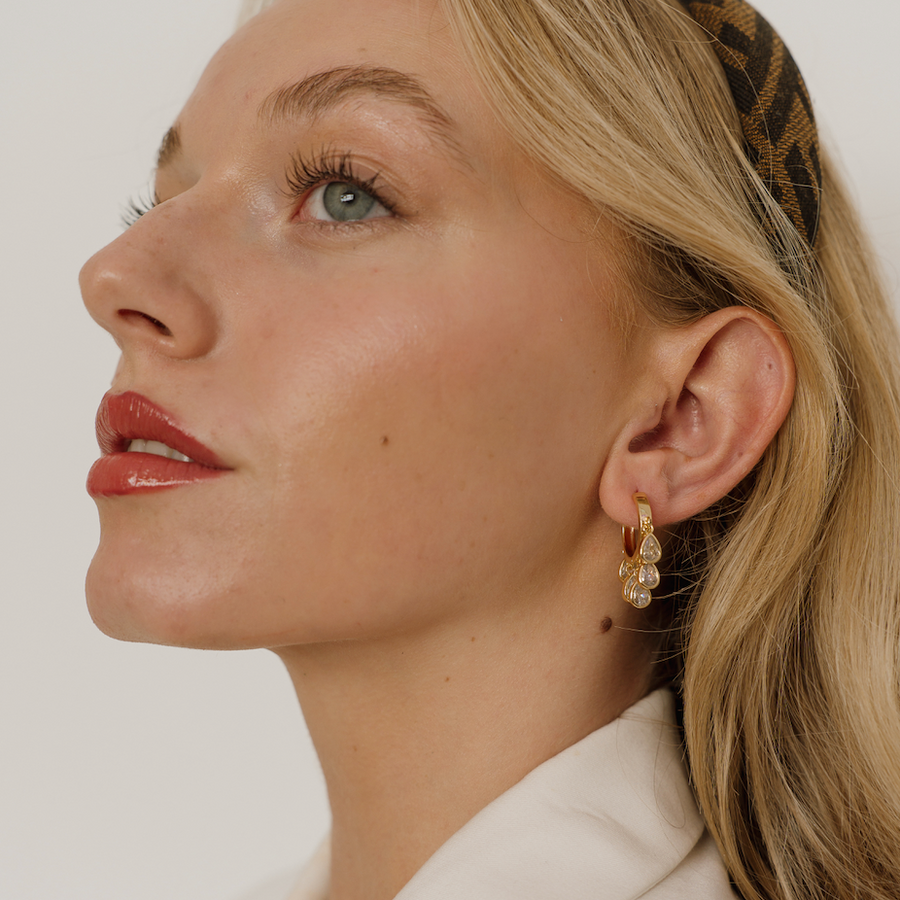 Genevieve CZ Hoops