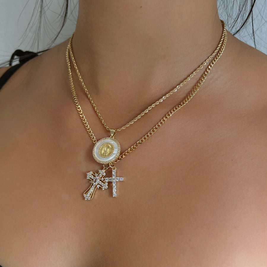  Truly Blessed Jewels - Glory CZ Cross Necklace