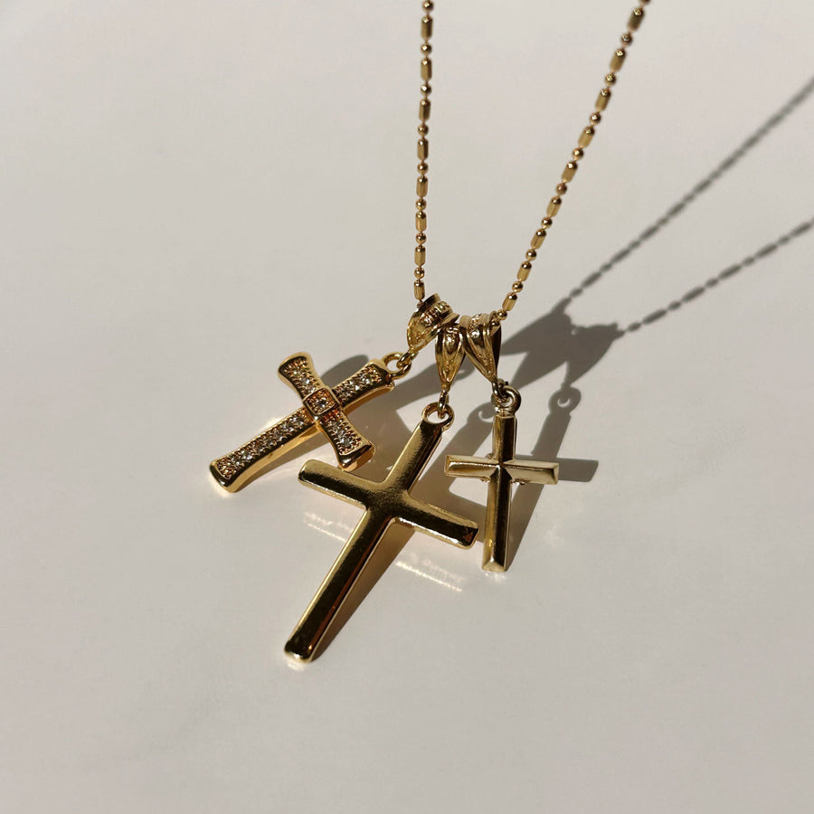 Trinity Cross Necklace