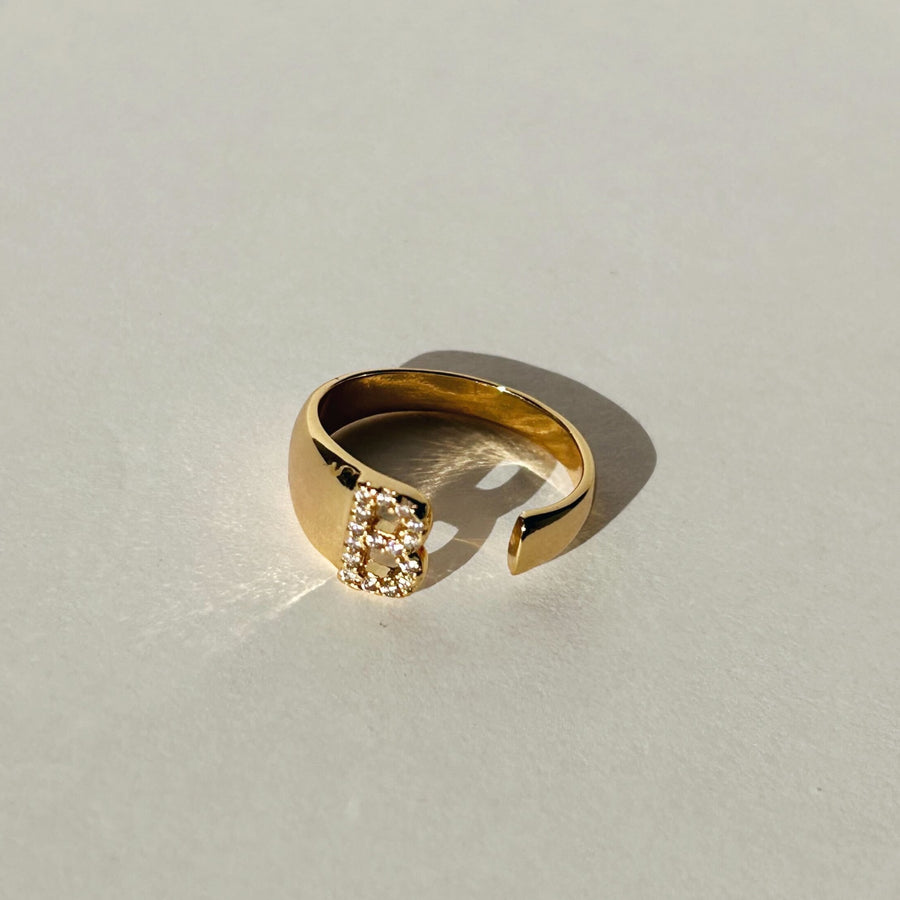  Truly Blessed Jewels - Initial CZ RIng