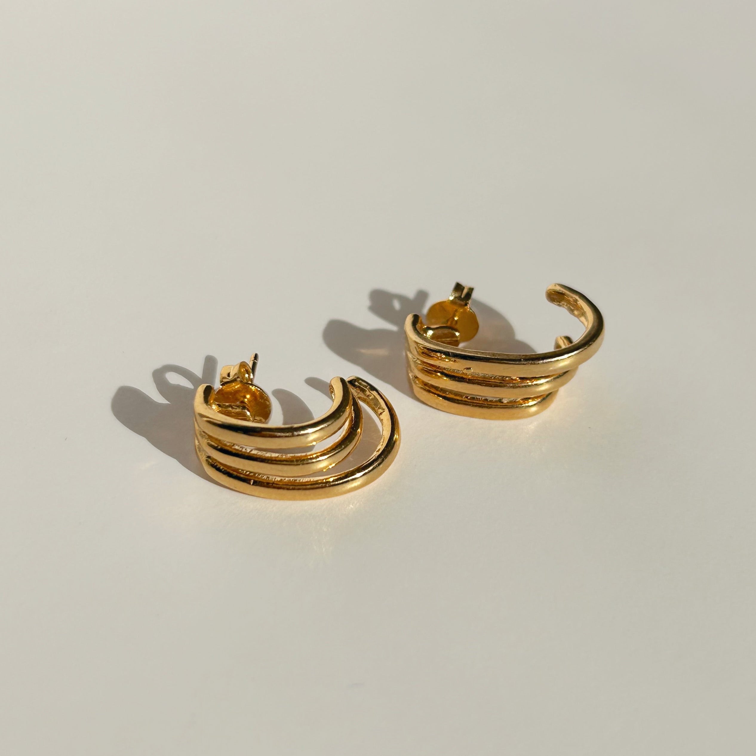 Ellie Gold Hoop Earrings