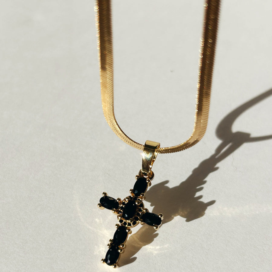  Truly Blessed Jewels - Tove CZ Cross Necklace