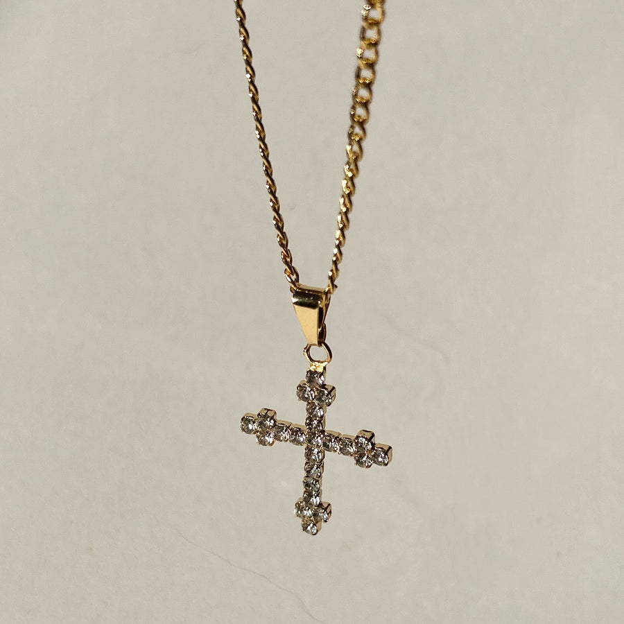  Truly Blessed Jewels - Vatican CZ Cross Necklace