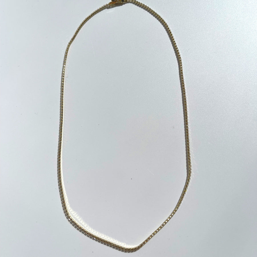 Costa CZ Tennis Necklace - Truly Blessed Jewels