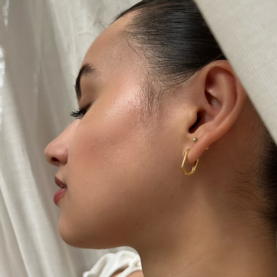  Truly Blessed Jewels - Jade Hoop Earrings