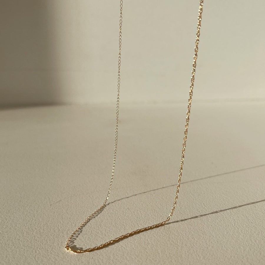  Truly Blessed Jewels - Entangled Solid Gold Necklace