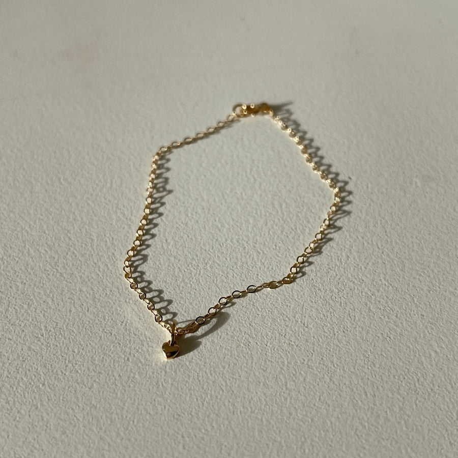  Truly Blessed Jewels - My Everything Solid Gold Heart Bracelet